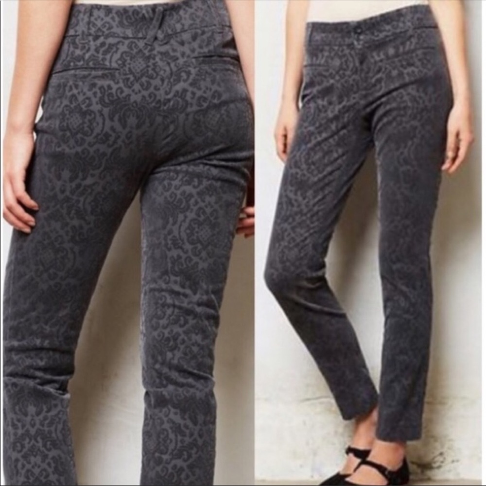✨Anthropologie Cartonnier Gray Charlie Ankle Pants